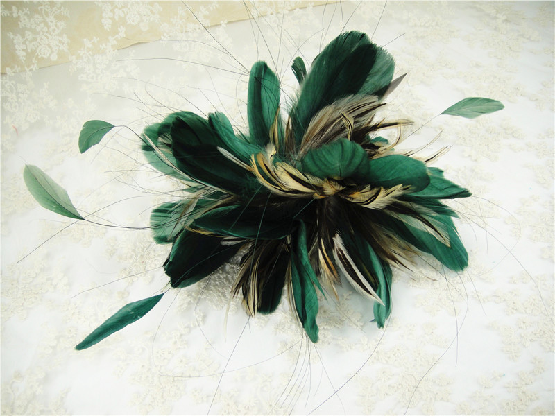 RM203 Feather Mount Hackle Feather Millinery Fascinators Hat Handcraft Headress
