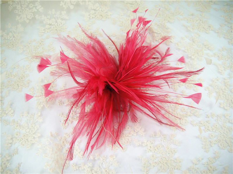 RM727 Feather Mount Goose Feather Millinery Fascinators Hat Handcraft Headress