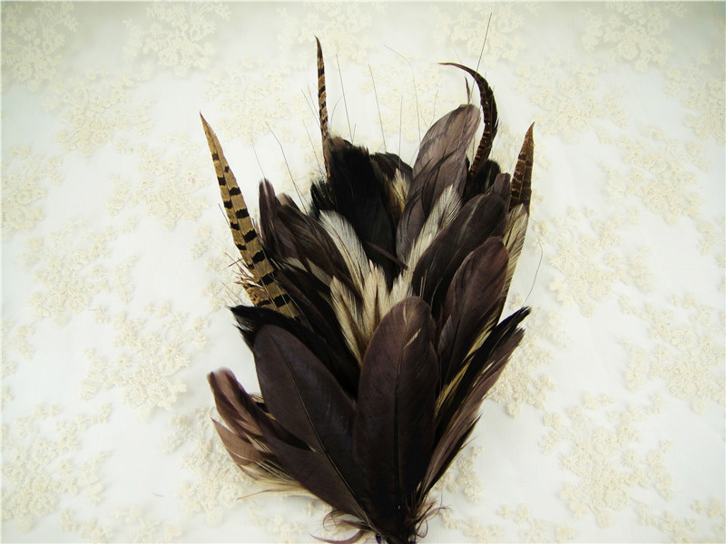 RM606 Feather Mount Goose Feather Millinery Fascinators Hat Handcraft Headress