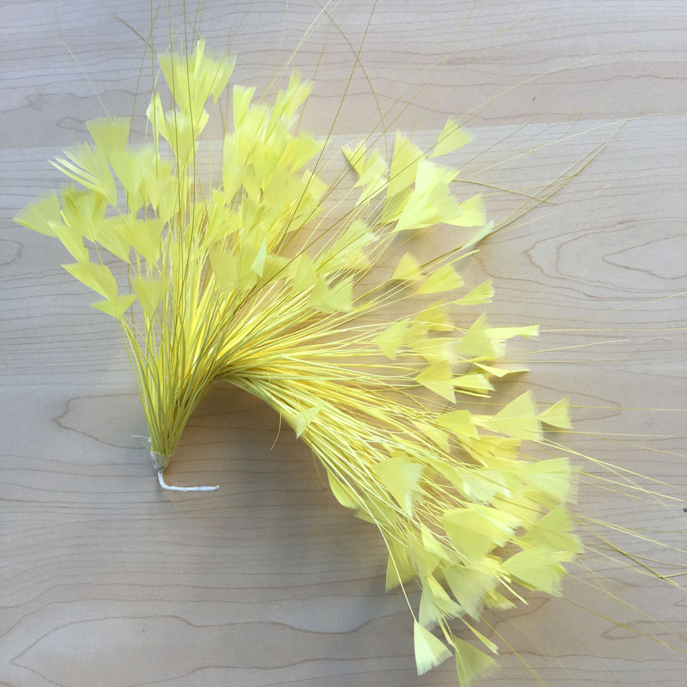 RM611 Feather Mount Stripped Coque Feather Millinery Fascinators Hat Handcraft Headress