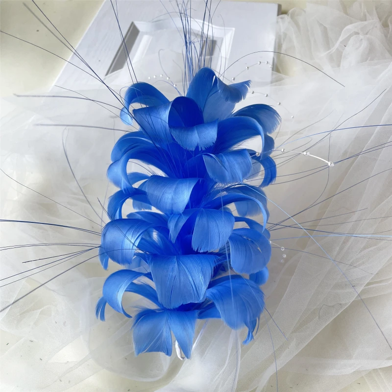 RM709 Feather Mount Goose Feather Millinery Fascinators Hat Handcraft Headress