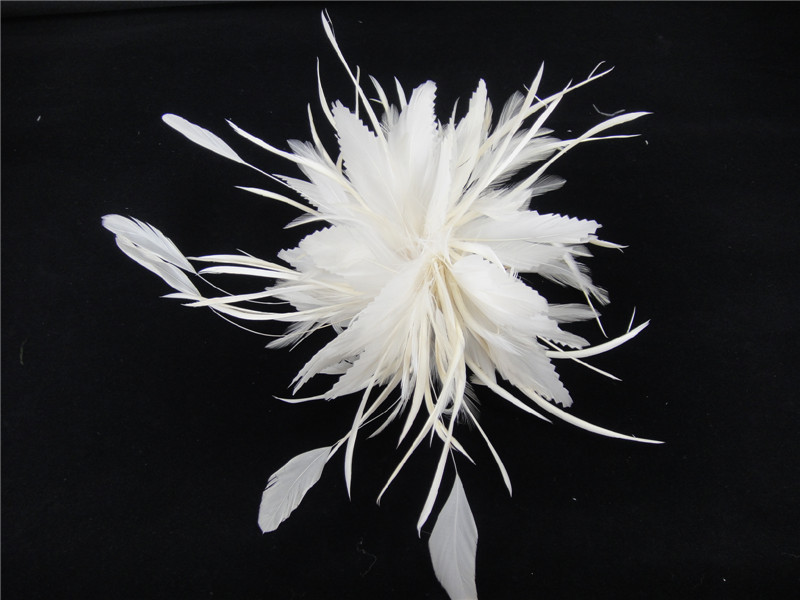 RM708 Feather Mount Goose Feather Millinery Fascinators Hat Handcraft Headress