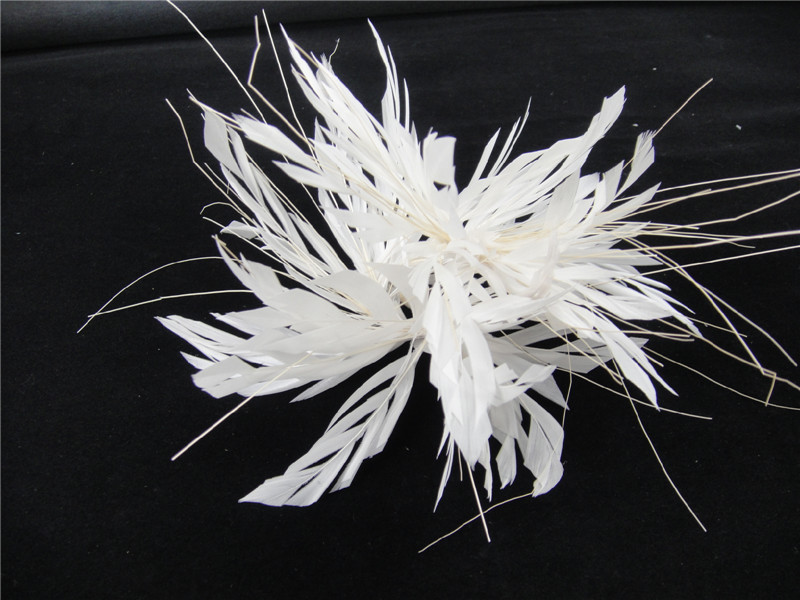 RM708 Feather Mount Goose Feather Millinery Fascinators Hat Handcraft Headress