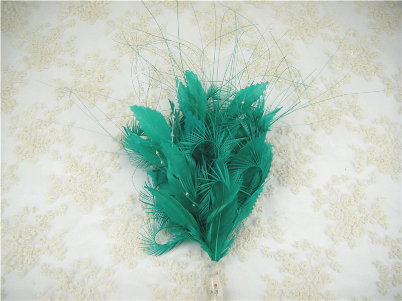 RM732 Feather Mount Goose Feather Millinery Fascinators Hat Handcraft Headress
