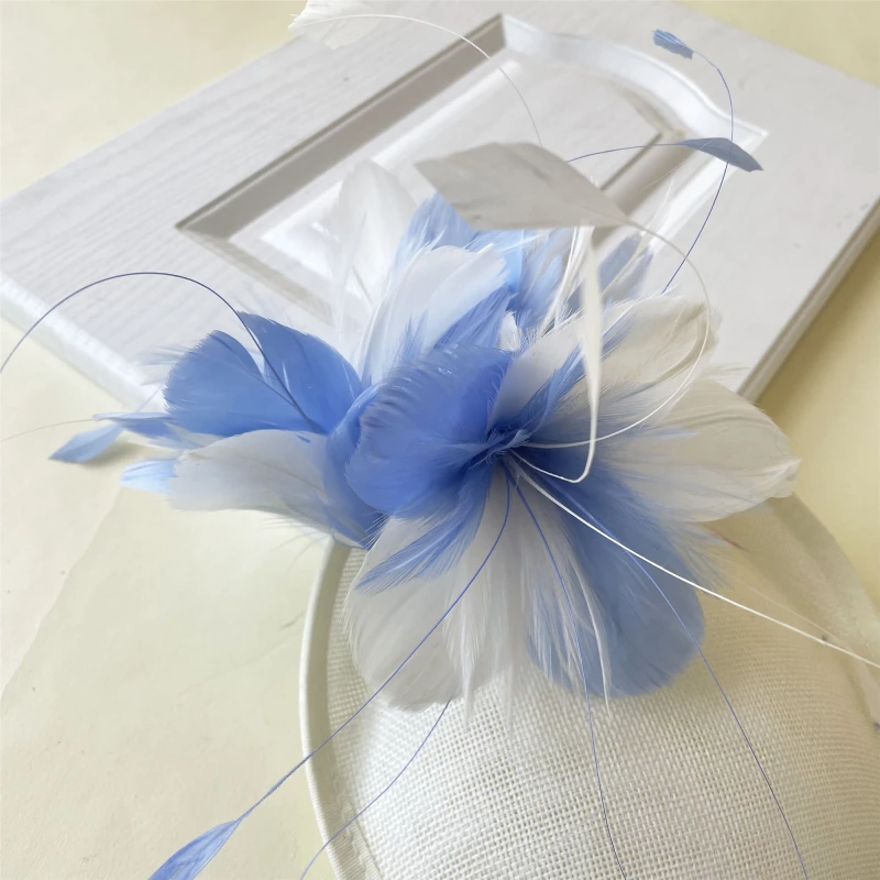 RM712 Feather Mount Goose Feather Millinery Fascinators Hat Handcraft Headress