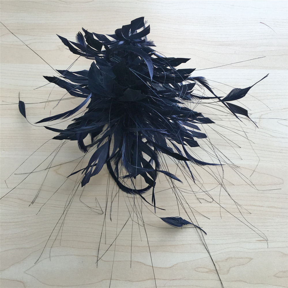 RM803 Feather Mount Goose Feather Millinery Fascinators Hat Handcraft Headress