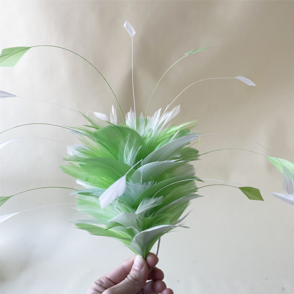 RM712 Feather Mount Goose Feather Millinery Fascinators Hat Handcraft Headress