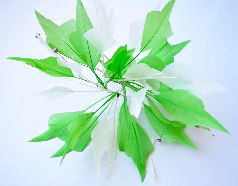 RM712 Feather Mount Goose Feather Millinery Fascinators Hat Handcraft Headress