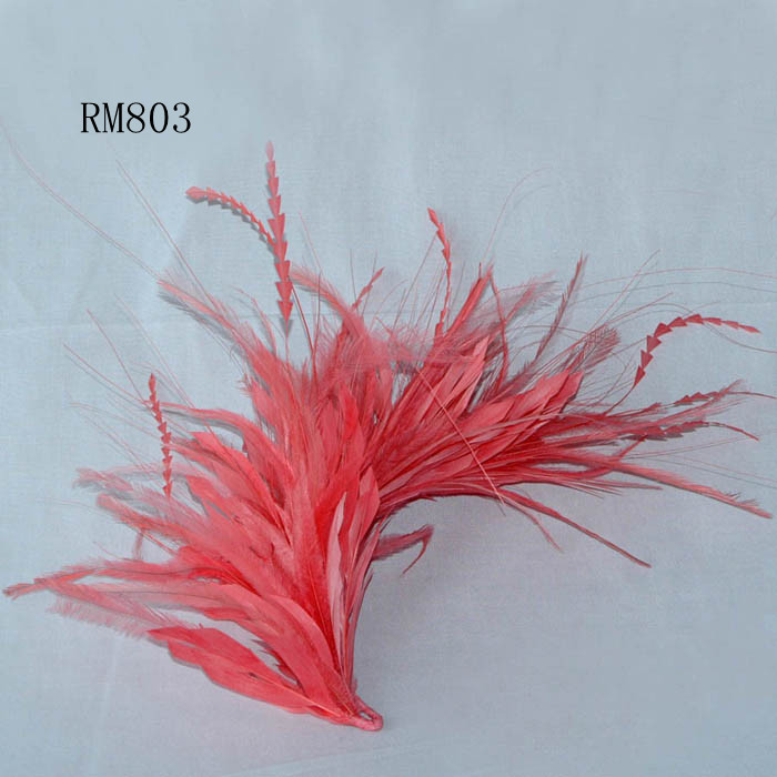 RM731 Feather Mount Goose Feather Millinery Fascinators Hat Handcraft Headress