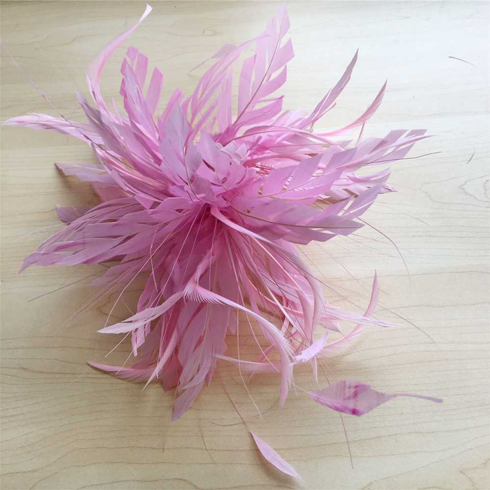 RM803 Feather Mount Goose Feather Millinery Fascinators Hat Handcraft Headress