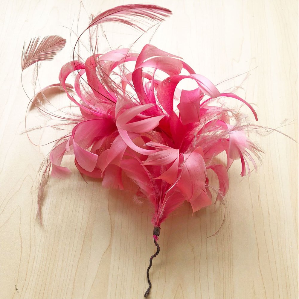 RM806 Feather Mount Goose Feather Millinery Fascinators Hat Handcraft Headress