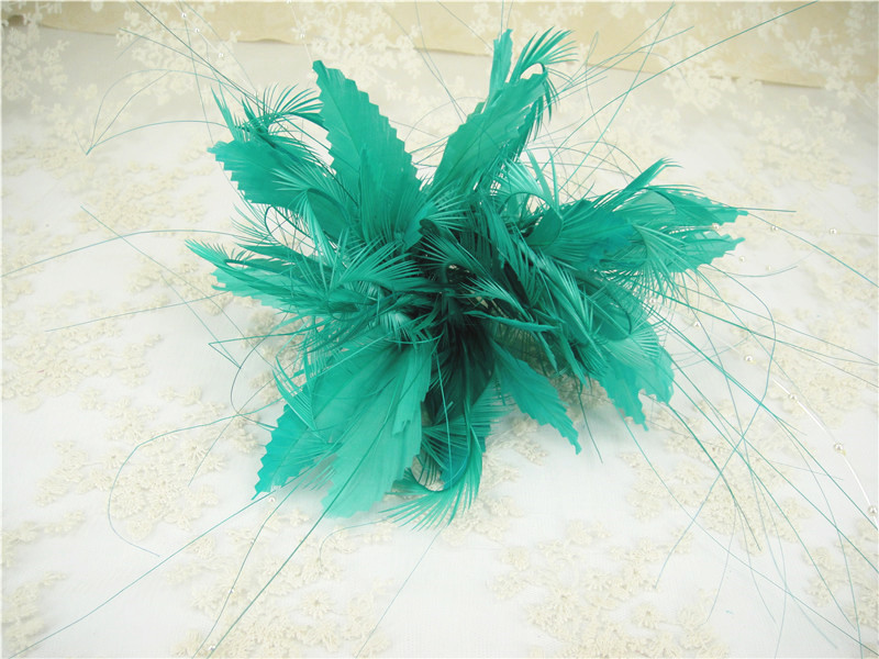 RM732 Feather Mount Goose Feather Millinery Fascinators Hat Handcraft Headress