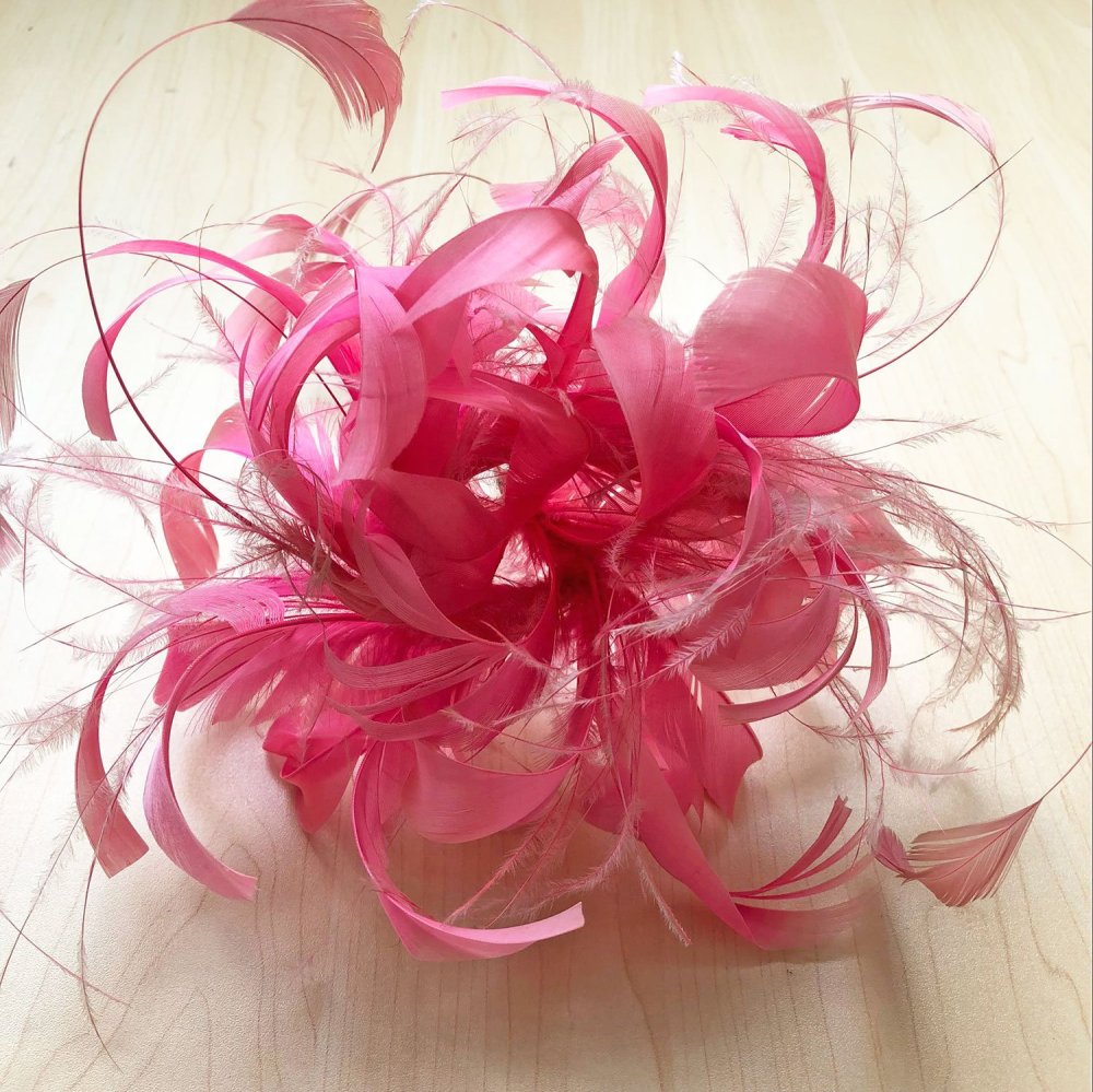 RM806 Feather Mount Goose Feather Millinery Fascinators Hat Handcraft Headress
