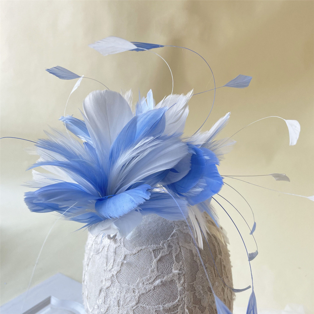RM712 Feather Mount Goose Feather Millinery Fascinators Hat Handcraft Headress