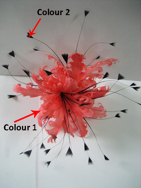 RM829 Feather Mount Goose Feather Millinery Fascinators Hat Handcraft Headress