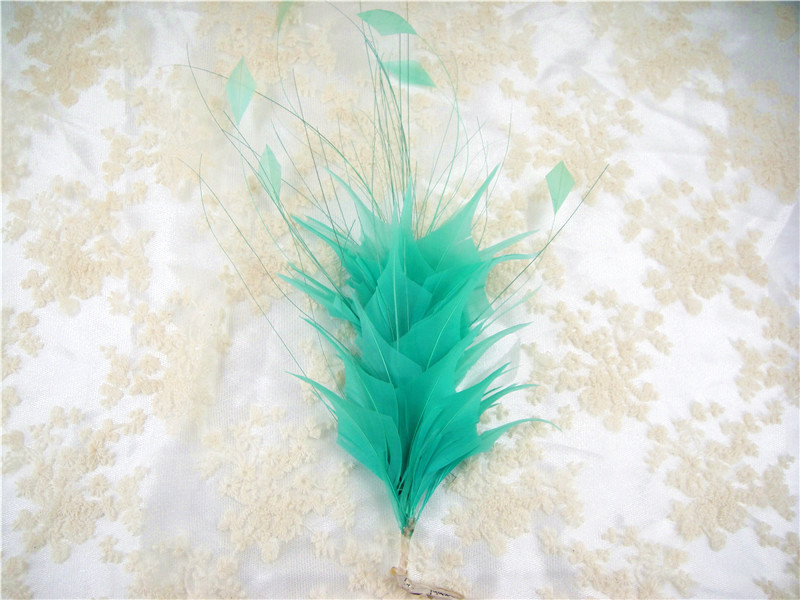 RM827 Feather Mount Goose Feather Millinery Fascinators Hat Handcraft Headress