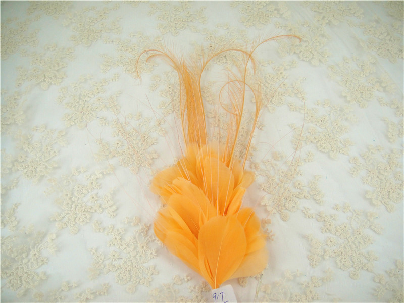RM912 Feather Mount Hackle Feather Millinery Fascinators Hat Handcraft Headress
