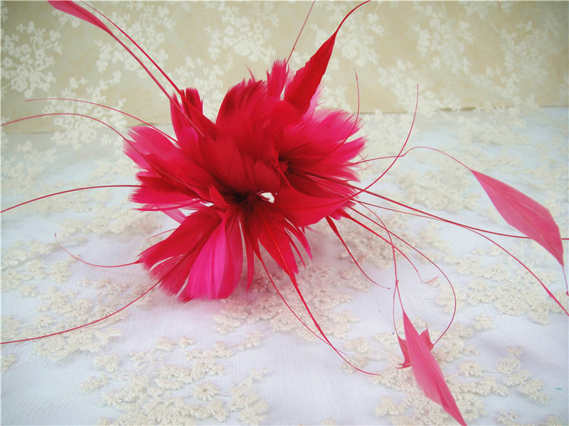 RM917 Feather Mount Goose Feather Millinery Fascinators Hat Handcraft Headress