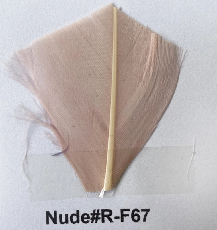 RM815 Feather Mount Goose Hackle Feather Millinery Fascinators Hat Handcraft Headress