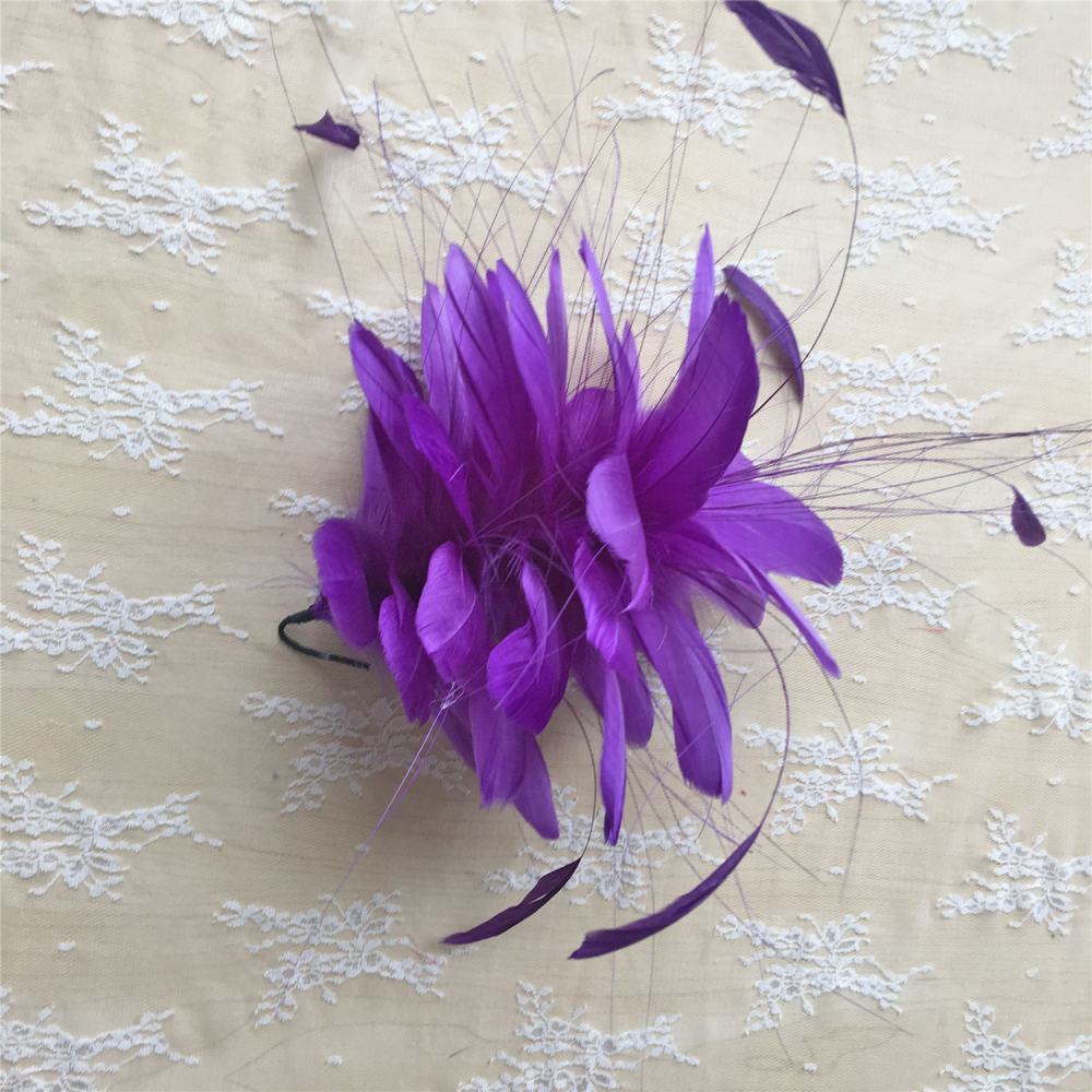 RM909 Feather Mount Goose Feather Millinery Fascinators Hat Handcraft Headress