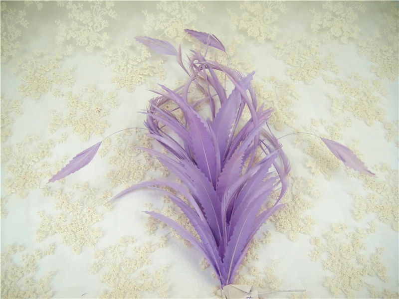RM809 Feather Mount Goose Feather Millinery Fascinators Hat Handcraft Headress