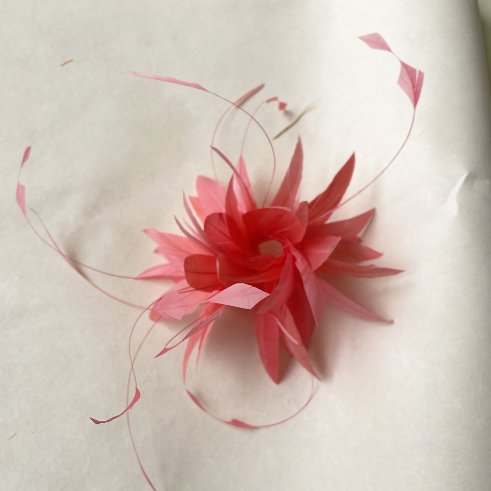 RM1008 Feather Mount Goose Feather Millinery Fascinators Hat Handcraft Headress