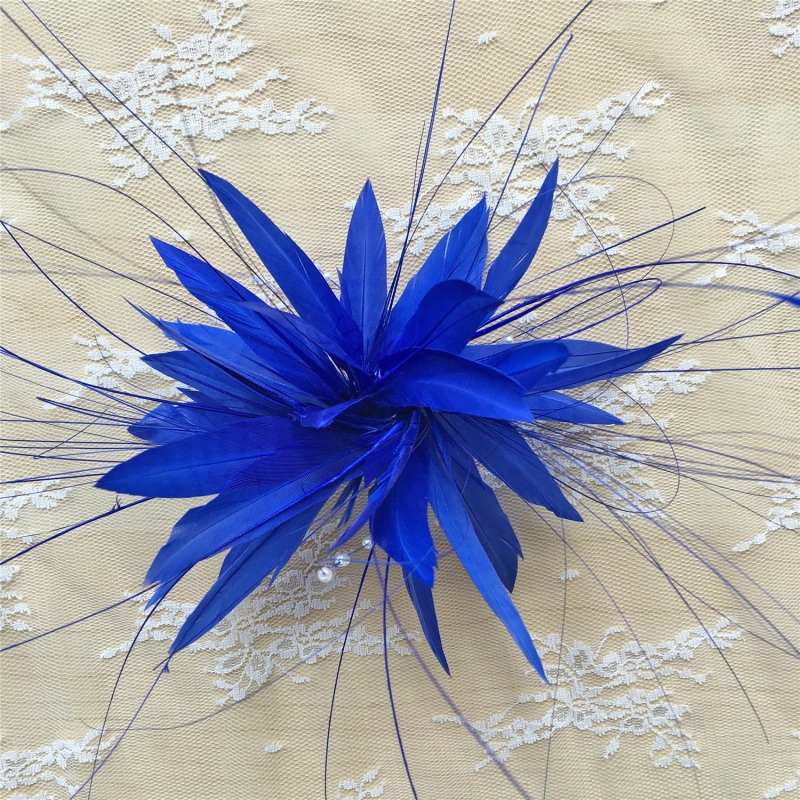 RM805 Feather Mount Goose Hackle Feather Millinery Fascinators Hat Handcraft Headress