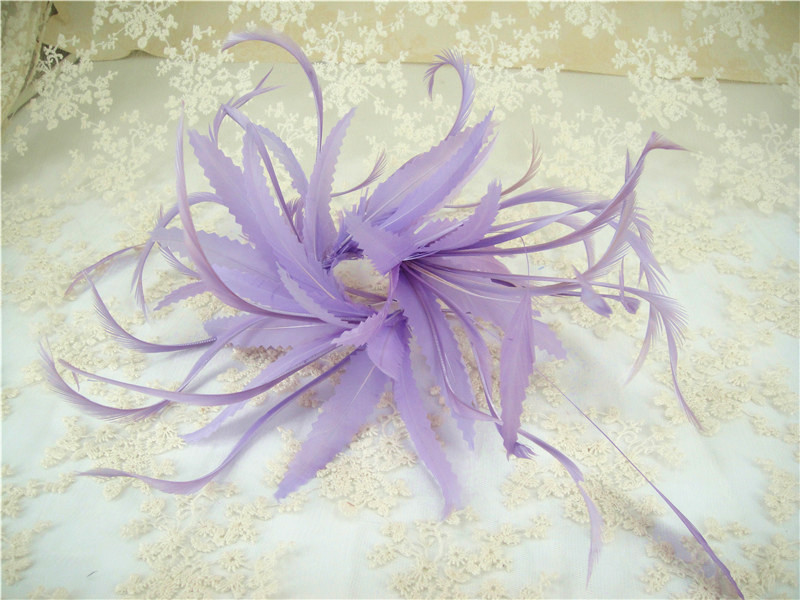 RM809 Feather Mount Goose Feather Millinery Fascinators Hat Handcraft Headress