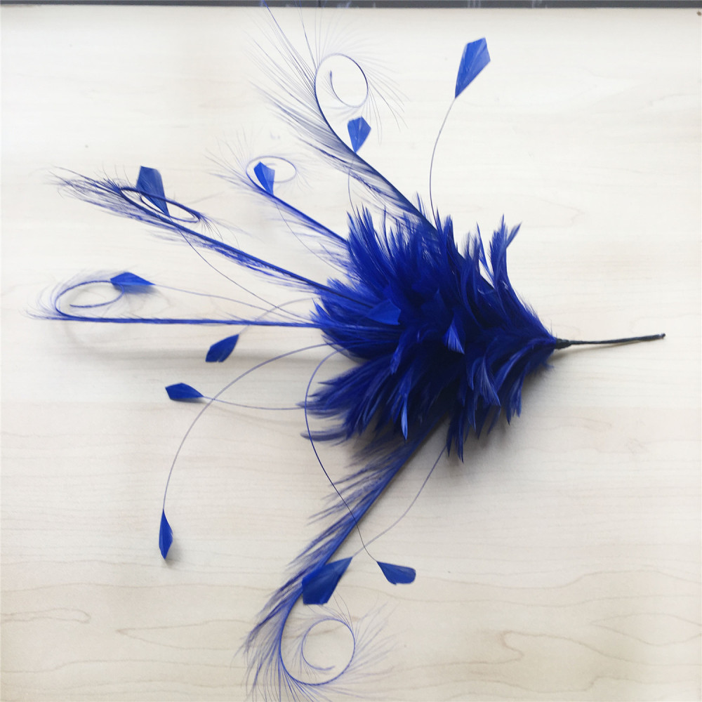 RM906 Feather Mount Goose Feather Millinery Fascinators Hat Handcraft Headress