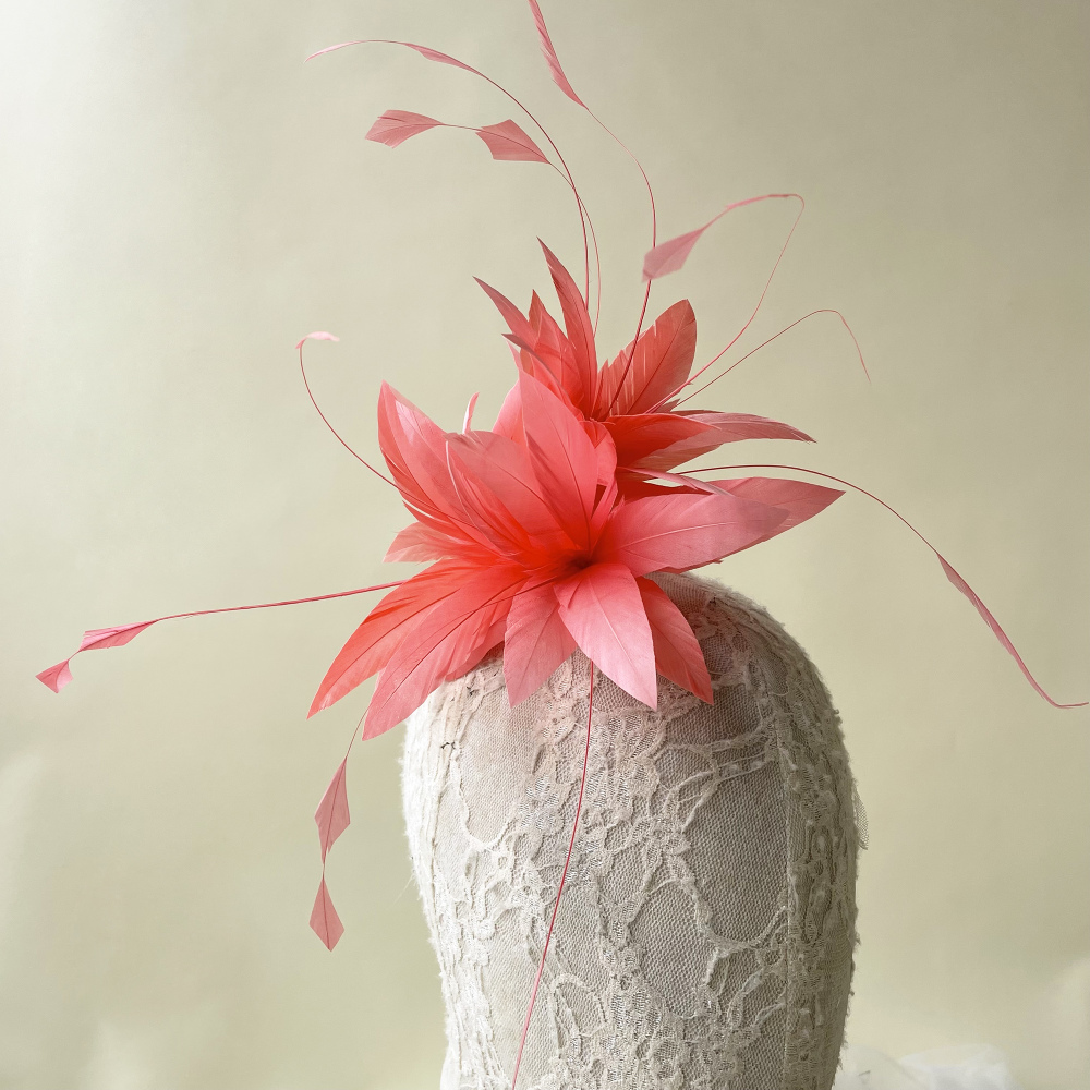 RM1007 Feather Mount Goose Feather Millinery Fascinators Hat Handcraft Headress