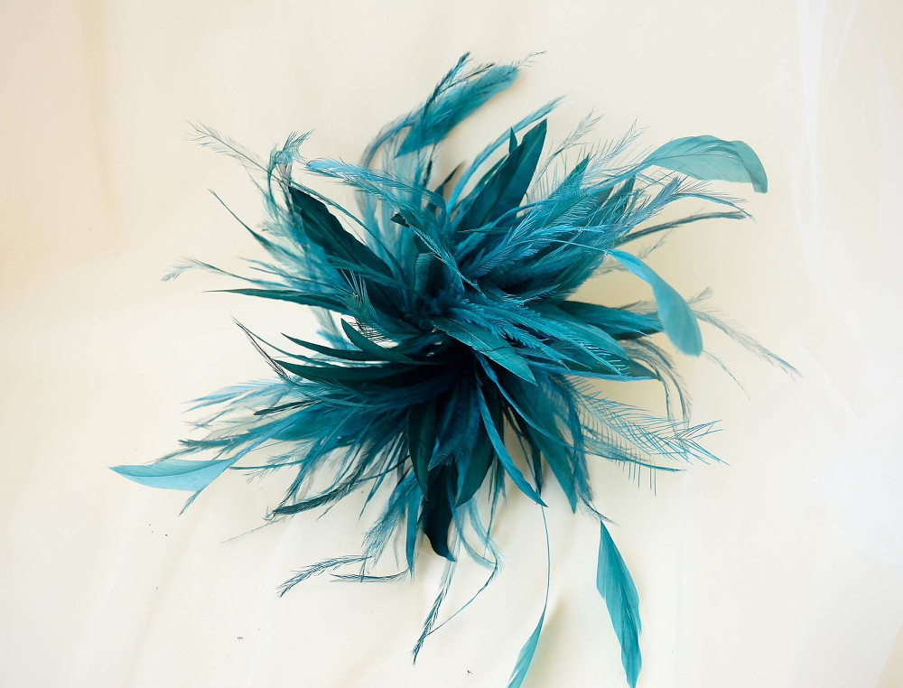 RM827 Feather Mount Goose Feather Millinery Fascinators Hat Handcraft Headress