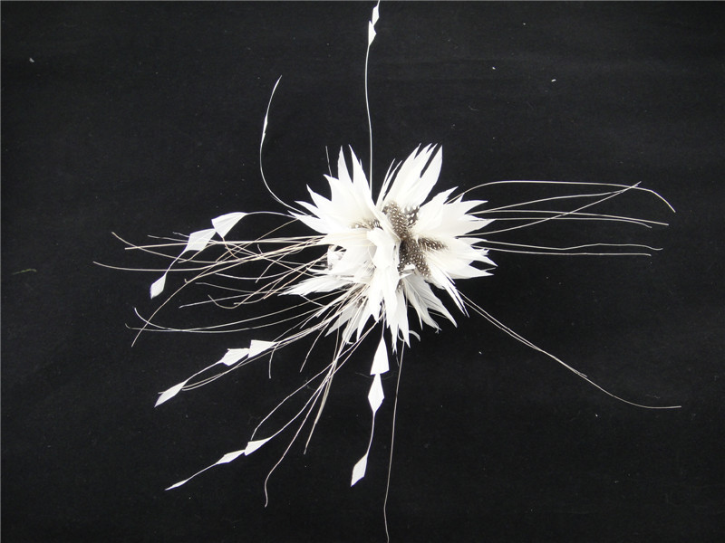 RM1004 Feather Mount Goose Feather Millinery Fascinators Hat Handcraft Headress