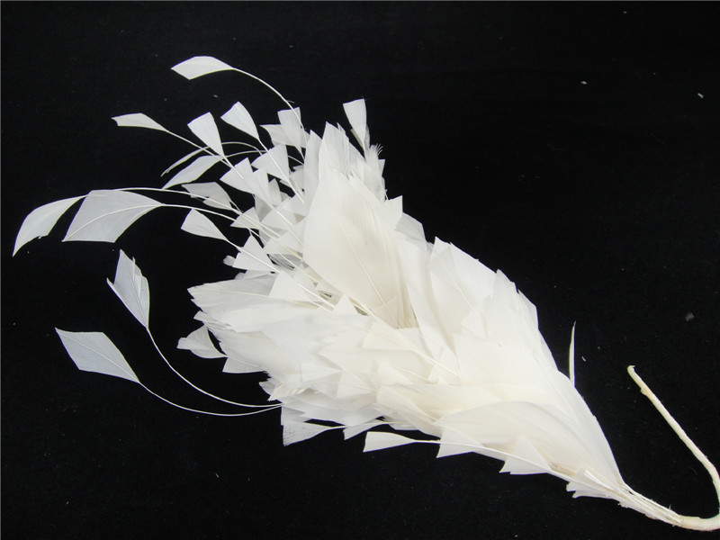 RM809 Feather Mount Goose Feather Millinery Fascinators Hat Handcraft Headress