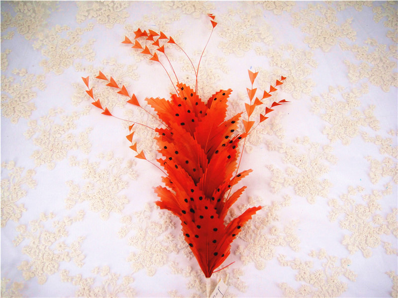 RM823 Feather Mount Goose Feather Millinery Fascinators Hat Handcraft Headress