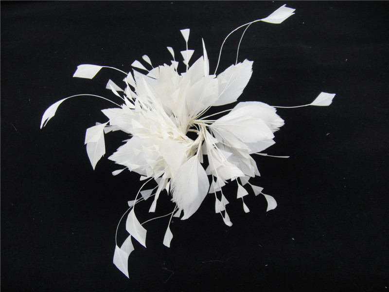 RM809 Feather Mount Goose Feather Millinery Fascinators Hat Handcraft Headress