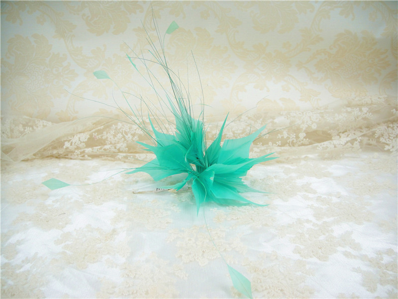 RM814 Feather Mount Goose Feather Millinery Fascinators Hat Handcraft Headress