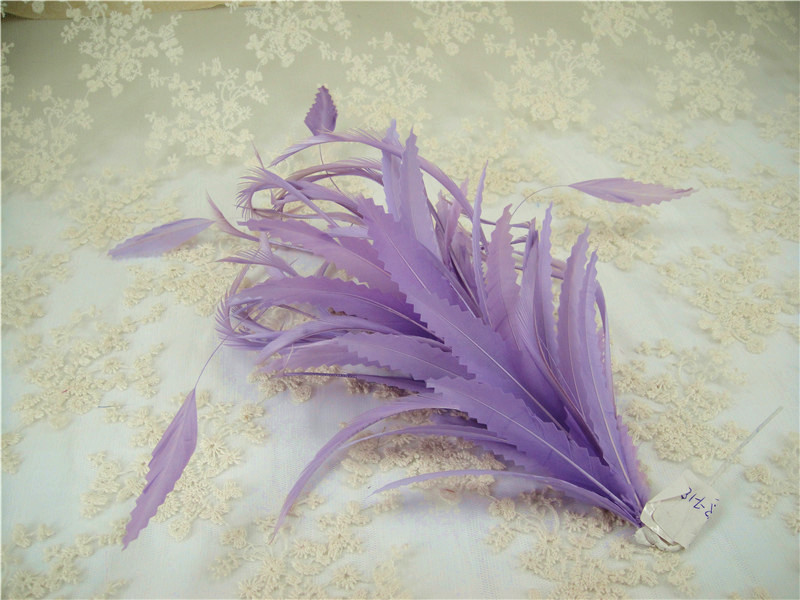 RM809 Feather Mount Goose Feather Millinery Fascinators Hat Handcraft Headress