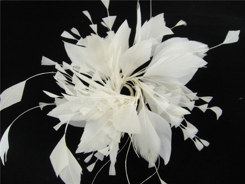 RM808 Feather Mount Goose Feather Millinery Fascinators Hat Handcraft Headress