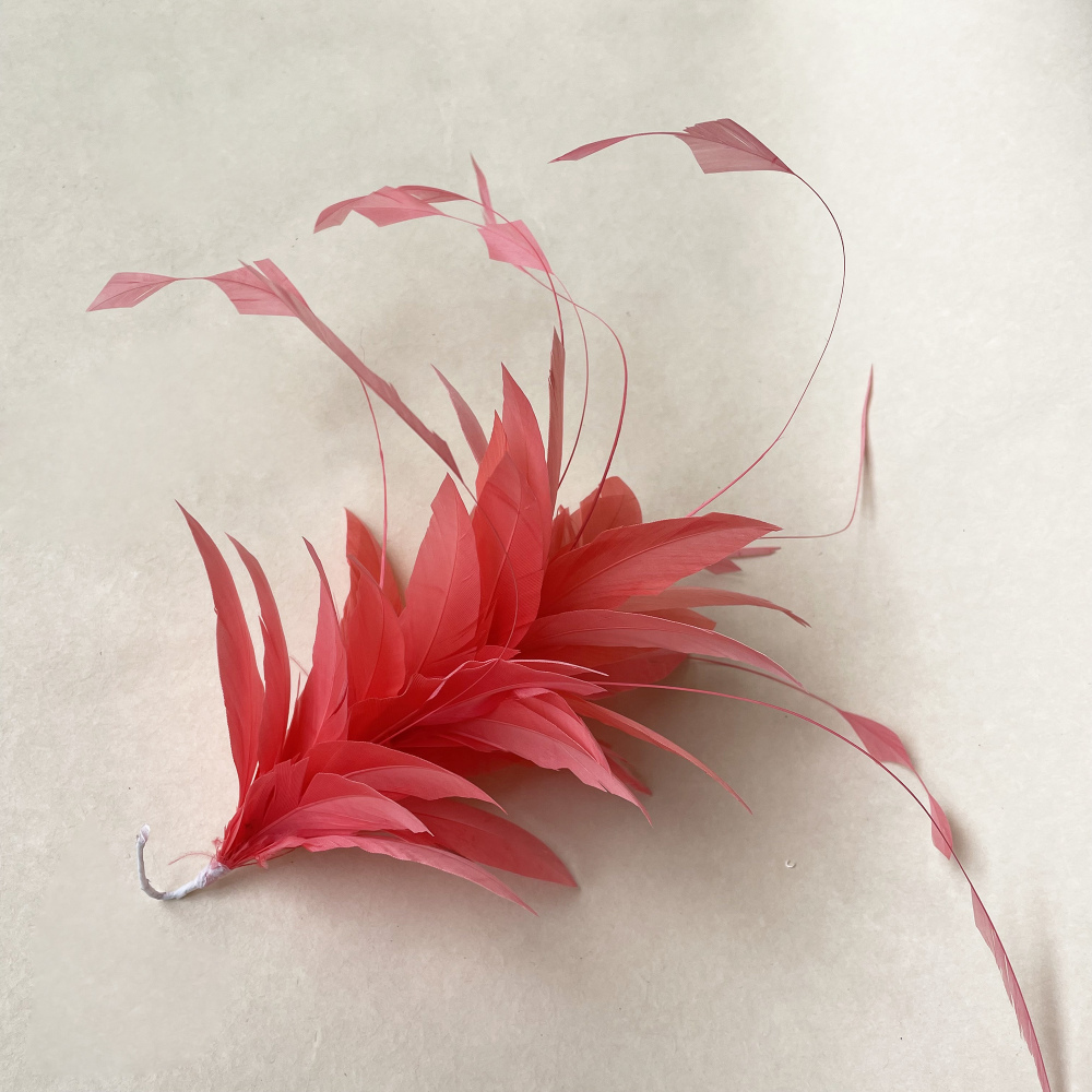 RM1008 Feather Mount Goose Feather Millinery Fascinators Hat Handcraft Headress