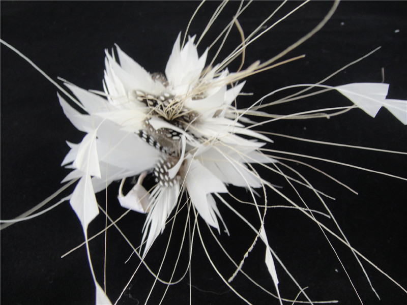 RM1004 Feather Mount Goose Feather Millinery Fascinators Hat Handcraft Headress