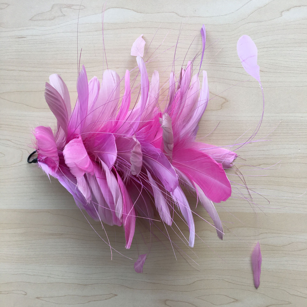 RM829 Feather Mount Goose Feather Millinery Fascinators Hat Handcraft Headress