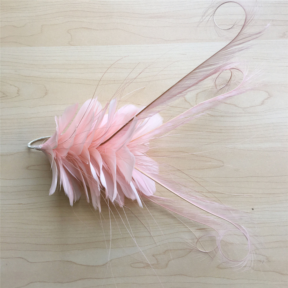 RM910 Feather Mount Hackle Feather Millinery Fascinators Hat Handcraft Headress