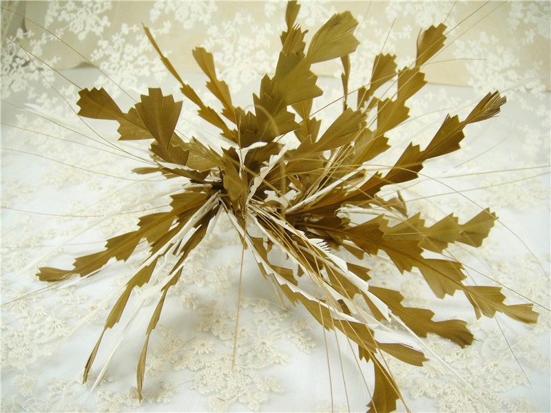 RM1008 Feather Mount Goose Feather Millinery Fascinators Hat Handcraft Headress