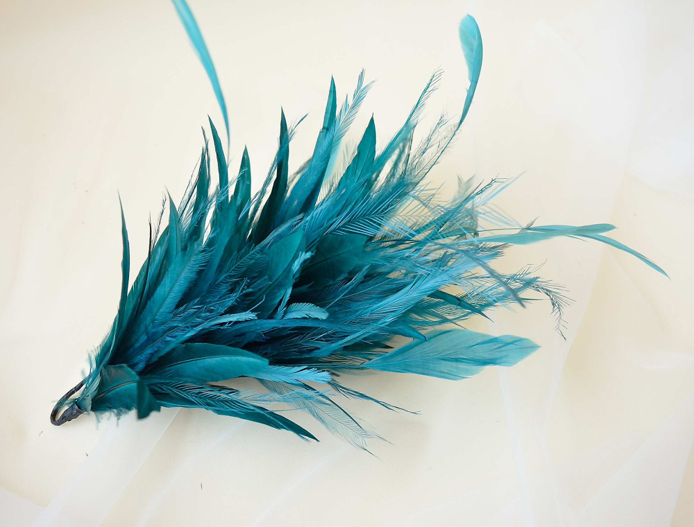 RM901 Feather Mount Goose Feather Millinery Fascinators Hat Handcraft Headress
