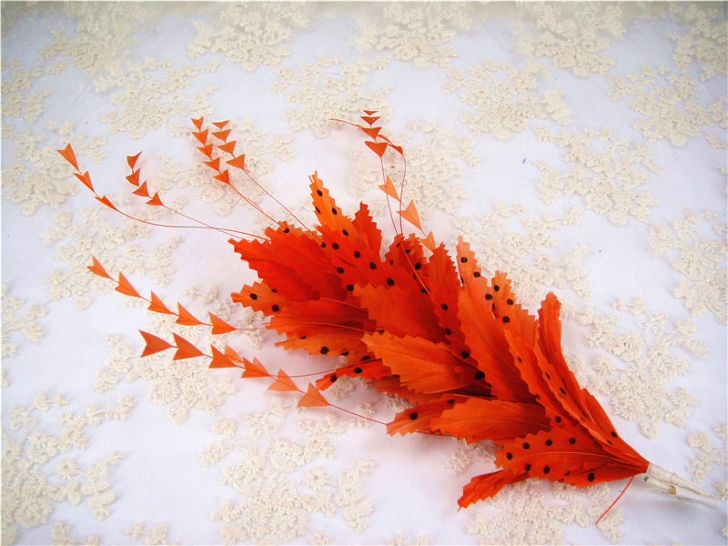 RM823 Feather Mount Goose Feather Millinery Fascinators Hat Handcraft Headress