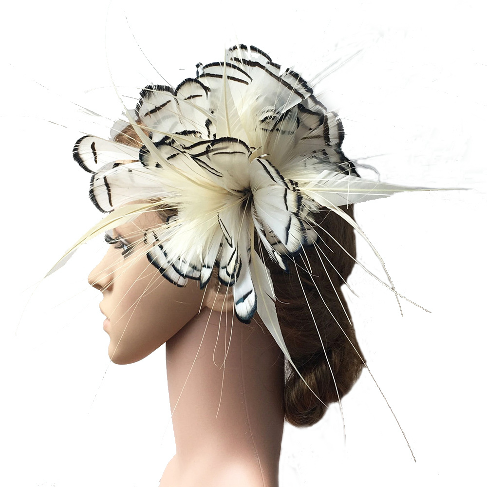 RM912 Feather Mount Hackle Feather Millinery Fascinators Hat Handcraft Headress