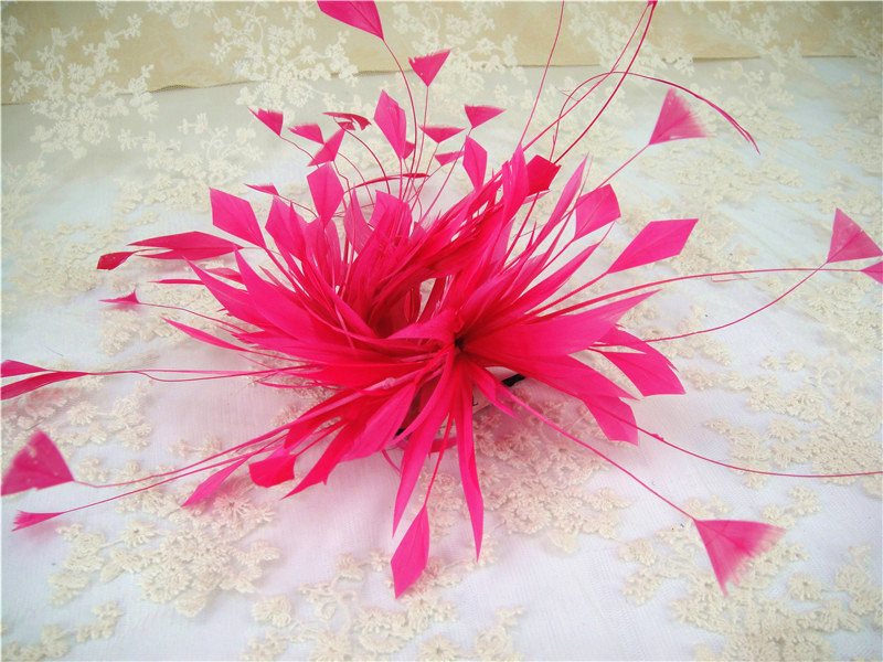 RM1012 Feather Mount Goose Feather Millinery Fascinators Hat Handcraft Headress
