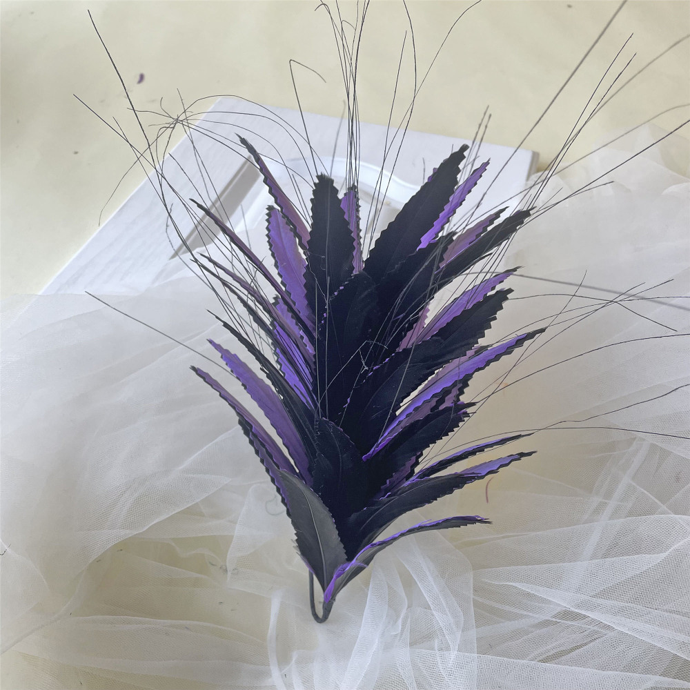 RM1005 Feather Mount Goose Feather Millinery Fascinators Hat Handcraft Headress