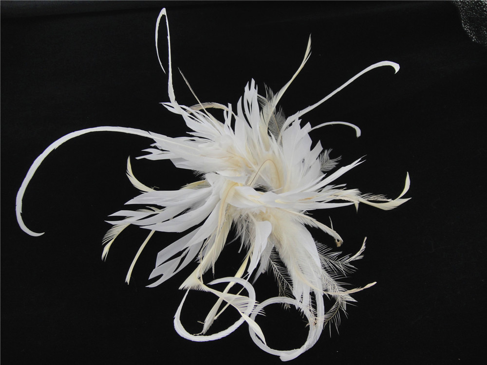 RM1304 Feather Mount Goose Feather Millinery Fascinators Hat Handcraft Headress