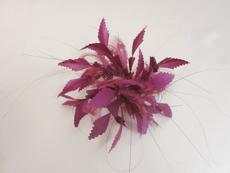 RM1207 Feather Mount Goose Feather Millinery Fascinators Hat Handcraft Headress